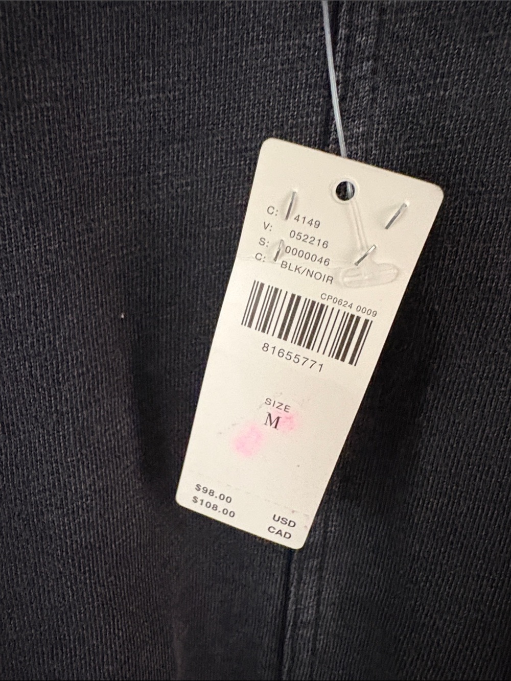 Anthropologie | Daily Practice Black Sweatshirt Mini Dress - Picture 9 of 10